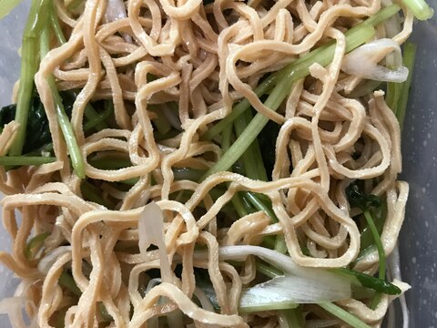 干し豆腐と香味野菜のサラダ